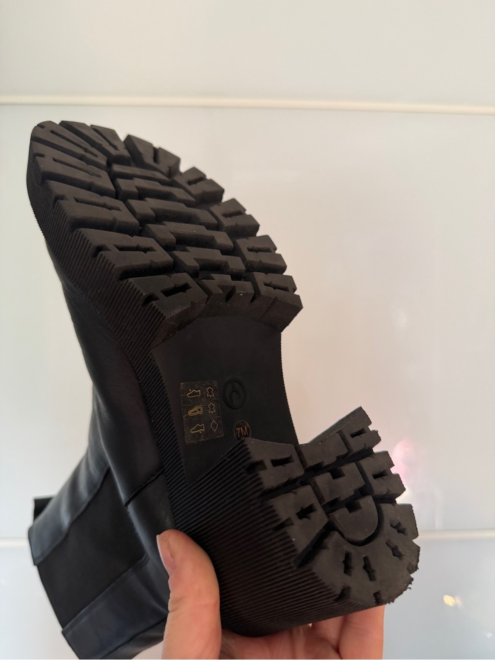 Wishbone black high combat boots - Picture 8 of 11